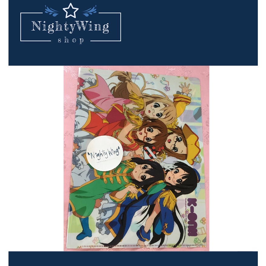 [พร้อมส่ง] แฟ้ม K-on!! เค-อง Clear File