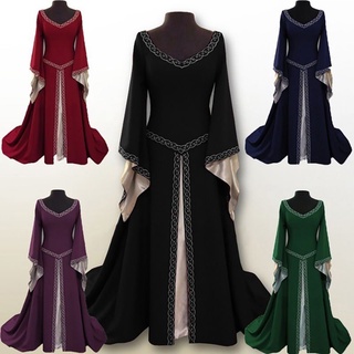 disfraz de mujer disfraz de halloween vestido renacentista cosplay fiesta medieval vintage