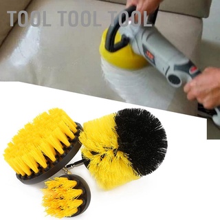 [คลังสินค้าใส] [แปรง] 3pcs Drill Cleaning Brush Power Scrubber Scrub Bit Tile Grout Cleaner Diameter 2" 3.5" 4"