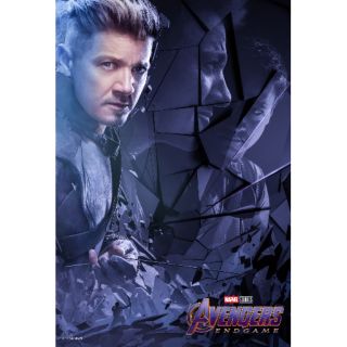 POSTER AVENGERS ENDGAME HAWKEYE / RONIN ( original six avengers)