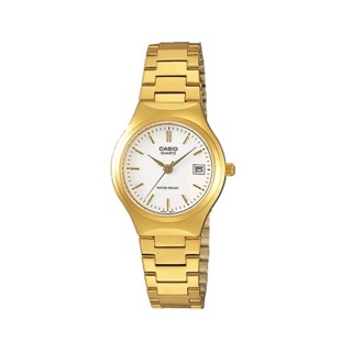 Casio นาฬิกาข้อมือผู้หญิง สายสแตนเลส สีทอง รุ่น LTP-1170N-7A ( Gold )LTP-1170N-7A