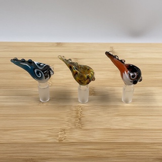 Glass Bowl Hand make with American color คัพแต่ง งานแฮนแมคสีอเมริกัน ขนาด 14 มม.