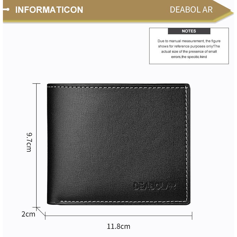 โปรโมชั่นราคาถูก กระเป๋าสตางค์หนัง ใบสั้น สําหรับผู้ชาย
