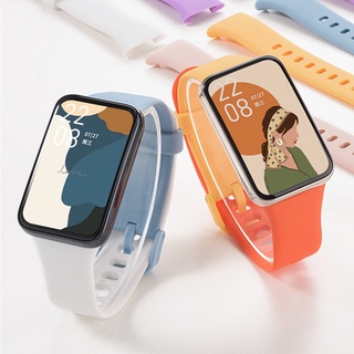 สายนาฬิกาข้อมือซิลิโคน แนวสปอร์ต สีตัดกัน แบบเปลี่ยน สําหรับ Xiaomi Band 7Pro Mi Band 7Pro Xiaomi 7 Pro