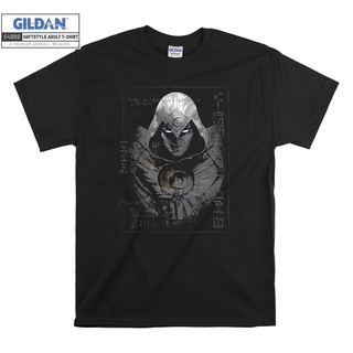 T-shirt  Gildan เสื้อยืด โอเวอร์ไซซ์ พิมพ์ลาย Marvel Moon Knight สไตล์โบราณ สําหรับเด็ก Unisex 7037S-5XL