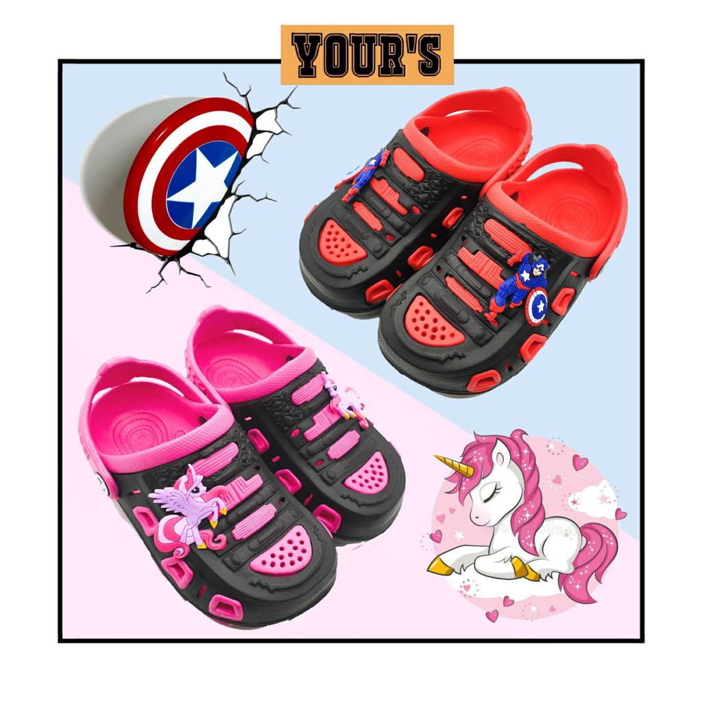 YOURS Boy & Girl Kids Clog Shoes Kasut Budak Clog