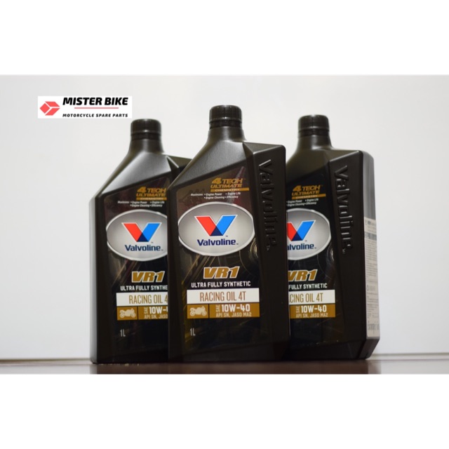 น้ำมันเครื่องสังเคราะห์แท้ 100% วาโวลีน Valvoline VR1 Ultra Fully Synthetic 10W-40 (วาลโวลีน) 10W-50