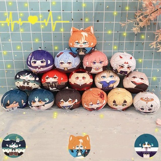 16Styles Cute Genshin Impact Doll Bag Pendant Hutao Yae Miko Kazuha Itto Ganyu Plush Toy Home Decor Game Plushie Cos Props