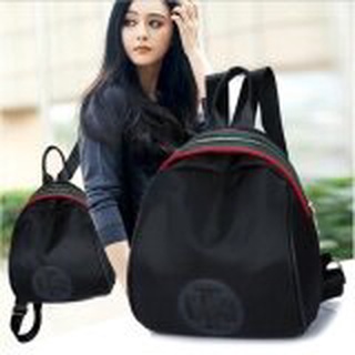 Fashion Bag backpack กระเป๋า กระเป๋าเป้สะพายหลังกระเป๋าเดินทาง(Black)