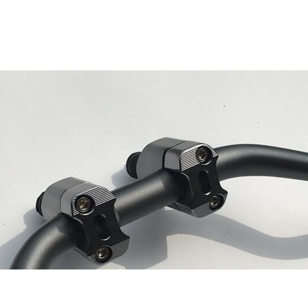 2x 28 มม . 1 1 1/8 แฮนด ์ Riser Mount รถจักรยานยนต ์ Dirt Bike ATV - รูปที่ 3