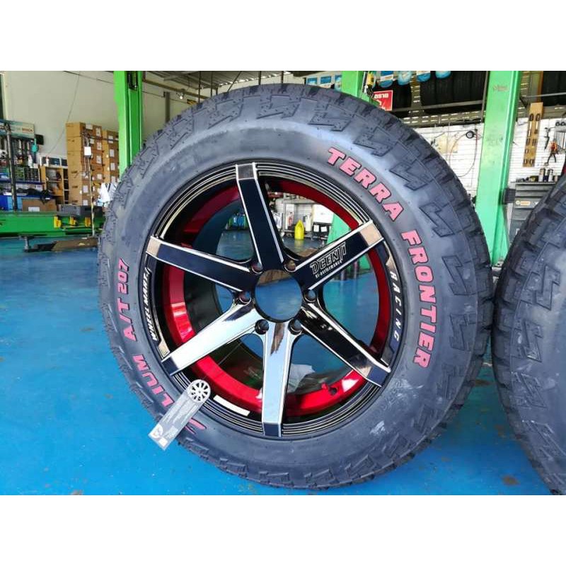 [โค้ดNARK123ลดอีก200.-]ล้อ 4 วง dcenti  STW777-2 พร้อมยาง ขอบ 18 265/60R18 18X9.5  6x139.7 ET25