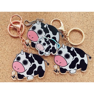 🌸 DAISY THE COW Keychain 🌸 พวงกุญแจ ลาย วัว เดซี่ 🌸