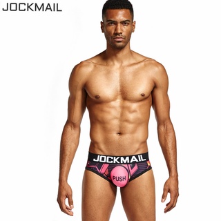 Jockmail กางเกงชั้นใน ผ้าไนล่อน เอวต่ํา ระบายอากาศ เซ็กซี่ สําหรับผู้ชาย