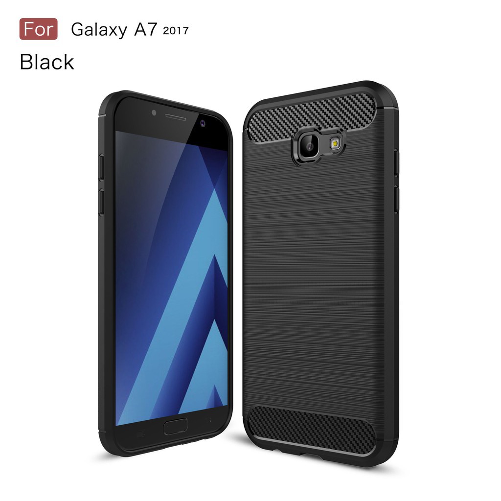 เคสซิลิโคน Samsung Galaxy A7 2017 A720 A720F อ่อนนุ่ม TPU คุ้มครองกันกระแทก กรณีโทรศัพท์