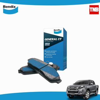 Bendix ผ้าเบรคหน้า Isuzu D-MAX 1.9 2.5 3.0 ปี 2008-2018 อีซูซุ ดีแมคซ์ Goldserie 2WD ตัวเตี้ย 4WD ตัวสูง DB 1841 GCT