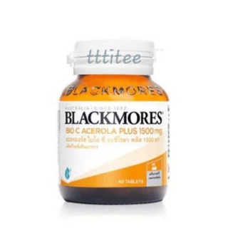 Blackmores Bio C Acerola Plus 1500 mg. แบลกมอร์ส ไบโอ ซี อะซีโรลา พลัส 1500 มก.