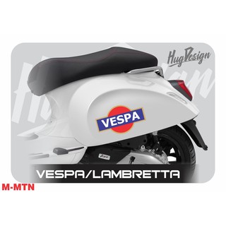 สติ๊กเกอร์ข้างถังแบบเล็ก เวสป้า แลมเบรตต้า Vespa Lambretta ทุกรุ่น (2 ชิ้น ซ้ายขวา) Set 2