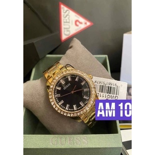 Guess  แท้ (เครื่องหิ้ว) ตัวเรือนเลส ⭐️รับประกันตัวเครื่อง 1ปี  Code:W1D191164