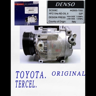 KLOP-T713-A คอมแอร์แท้ DENSO TERCEL