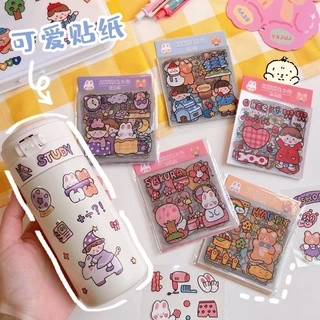 kingshopping (KEW244) (ร้านไทย)สติ๊กเกอร์กันน้ำ 1แพ็คละ20แผ่น สติ๊กเกอร์ Sticker PVC (สมุดโน๊ตและกระดาษ สติกเกอร์)