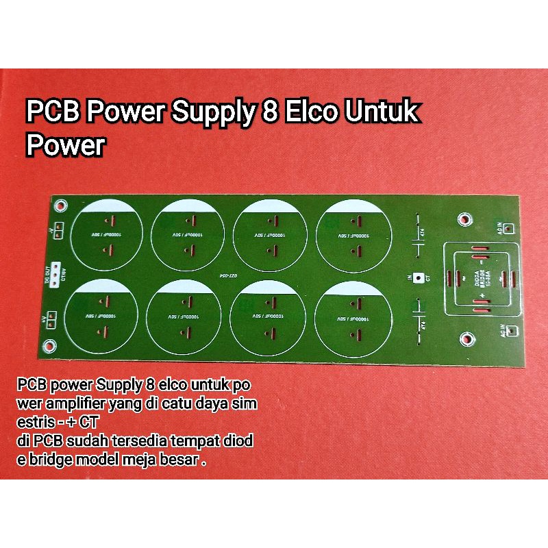 PCB power Supply 8 lco สําหรับพลังงาน