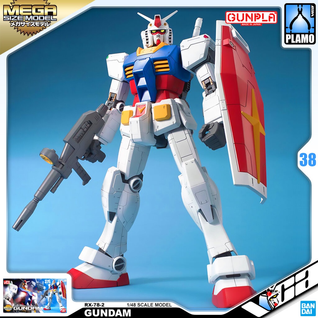 VCA ⭐️ BANDAI GUNPLA MEGA SIZE 1/48 RX-78-2 GUNDAM ประกอบ หุ่นยนต์ โมเดล กันดั้ม กันพลา ของเล่น VCAGTH