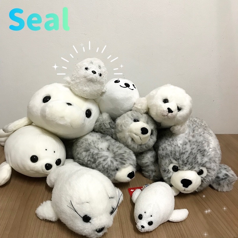 ☀️Update☀️ ตุ๊กตาแมวน้ำ Seal Stuffed Animal อุ๋ง แมวน้ำ ตุ๊กตาสัตว์