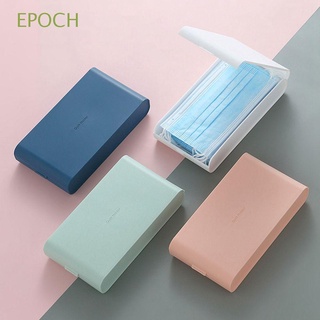 Epoch กล่องพลาสติกสําหรับจัดเก็บหน้ากากป้องกันปากแบบพกพา