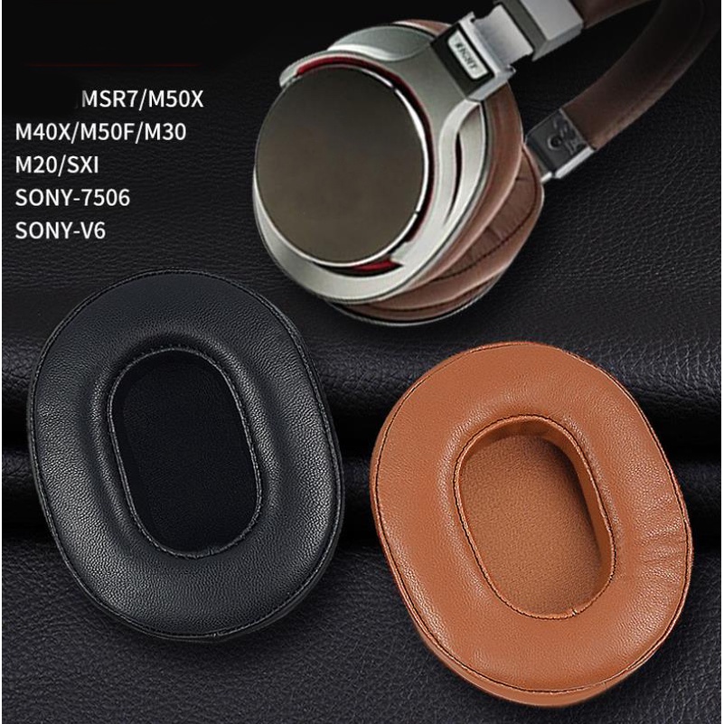 Sheep หนังชุดหูฟัง Pad สําหรับ Audio Technica Ath-M50 M50S M50X M40S M40X M30X M20X Ath-Msr7 Ath-Msr