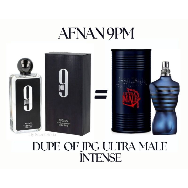 AFNAN 9PM EAU DE PARFUM นํ้าหอมแบ่งขาย (Dupe! JPG Ultra Male)