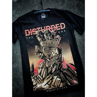 NTS 270 DISTURBED ROCK เสื้อยืด เสื้อวง เสื้อดำ สกรีนลายอย่างดี ผ้าหนานุ่ม ไม่หดไม่ย้วย NTS T SHIRT S M L XL XXL