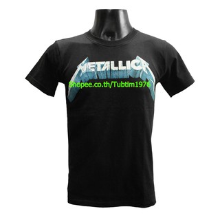 เสื้อยืดสุดเท่เสื้อวง Metallica เสื้อยืดแฟชั่นวงดนตรี เสื้อวินเทจ เมทัลลิกา MET1705Sto5XL