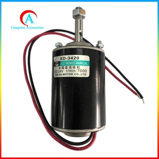 24V 30W Permanent Magnet DC Motor High Speed CW/CCW DIY Generator 7000RPM