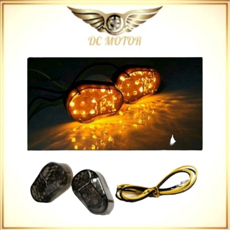 D90 SIGNAL LED ชุด RS150 R25 R15 ZX150 RR150 Y15 Y15ZR การใช้สีเหลือง