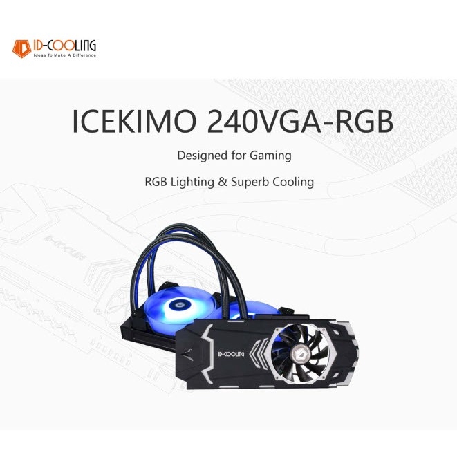 ID-COOLING ICEKIMO 240VGA-RGB อุปกรระบายความร้อนการ์ดจอ ????พร้อมส่ง ...