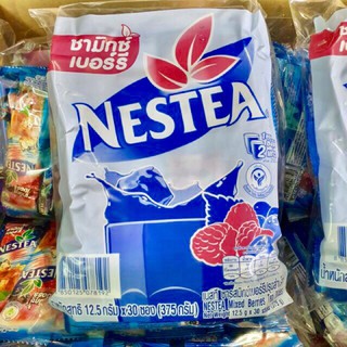 ชามิกซ์เบอรรี่ปรุงสำเร็จ เปรี้ยว หอม หวาน ของกลิ่น Mix Berry tea ตรา Nestea เนสที ขนาด 12.5g × 30 ซอง (375g) instant tea