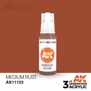 AK 3G Color Medium Rust 17 ml