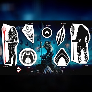 สติ๊กเกอร์แกะลาย Aquaman  Sticker อควาแมน