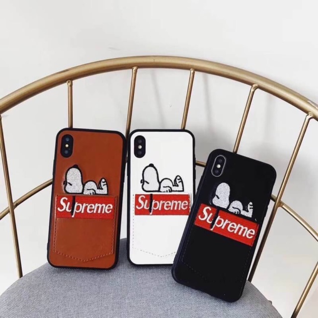 💗 เคสไอโฟน เคสใส่บัตร เคสหนังใส่บัตร Snoopy 💗 ขอบนิ่มหลังแข็งคลุมรอบ 💌 สำหรับ iPhone