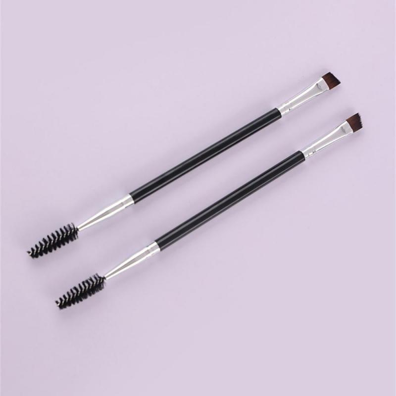 Mollie Lipper Eyebrow Eyeliner Brush Professional Small Angled Eyebrow Brush High Quality Eye brow liner Brush Brow Contour Brush เครื่องมือแต่งหน้า - รูปที่ 2