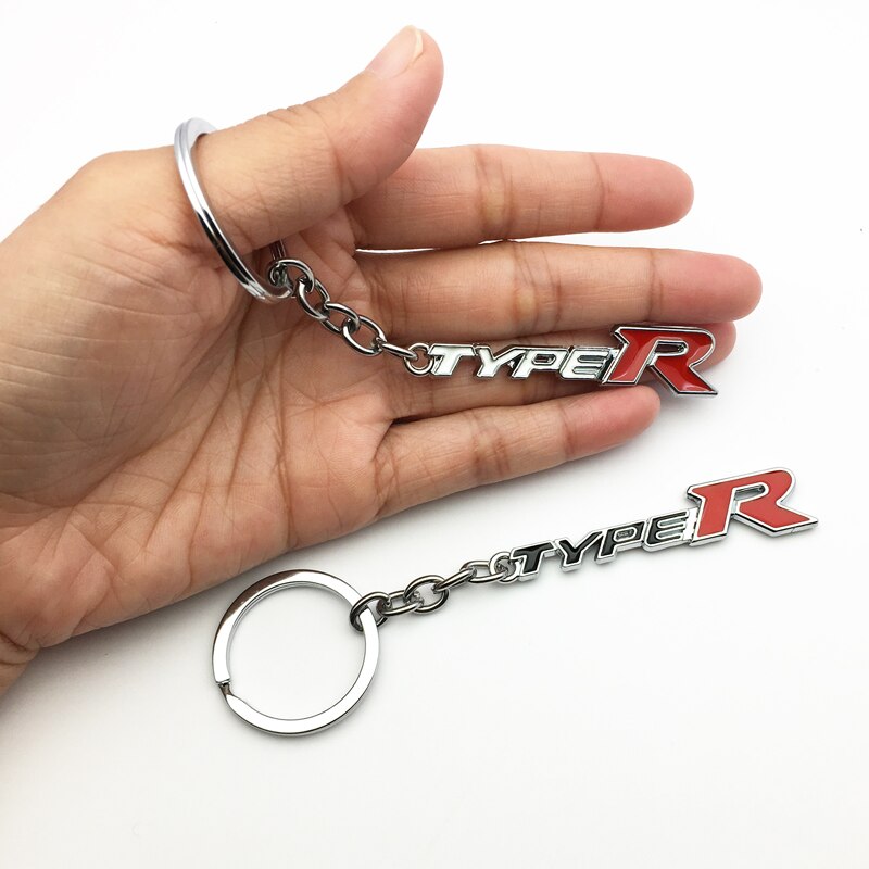 53 บาท พวงกุญแจ 3D สร้างสรรค์ พวงกุญแจตกแต่ง TYPER สําหรับ Honda Civic Accord City Jazz Odyssey Vezel Automobiles