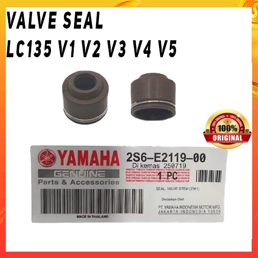 YAMAHA ซีลวาล์ว STEM 2S6-E2119-00 LC135 V1 V2 V3 V4 V5