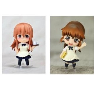 ฟิกเกอร์แท้ JP มือ1  Nendoroid Petit  -  working -  Kotorichan , Popura Taneshima  แยกชิ้น