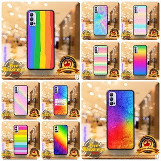 เคส เคสโทรศัพท์ เคสมือถือ เคสสกรีนลายสีรุ้ง Realme 7i Realme C17 ใช้เคสตัวเดียวกัน