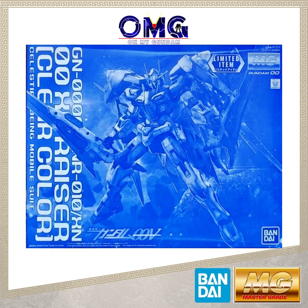 Pbandai MG 1/100 00 XN Raiser สีใส 61393 MG XN Raiser Clear OO XN Raiser Premium Bandai OR 00R Limit