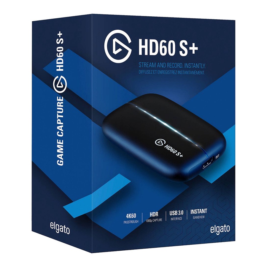Elgato HD60 S+ High Definition HDR10 External Game Capture Card, 10GAR9901  | Shopee Thailand