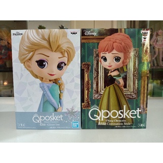 (แท้) Elsa,  Anna  - Qposket Lot japan🎌