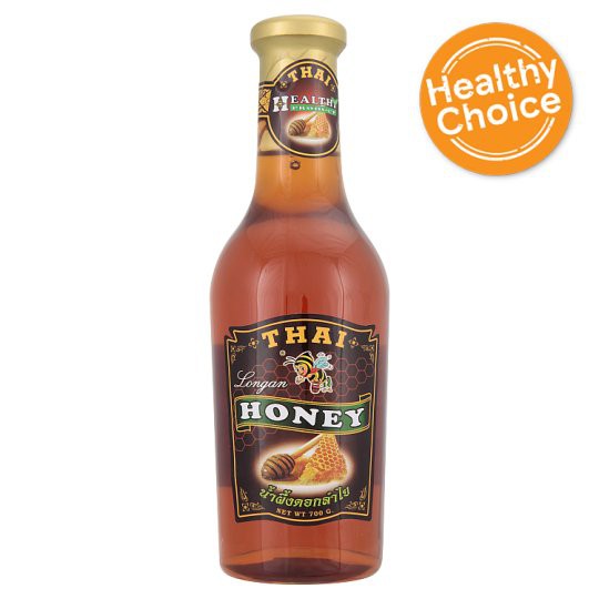 ถูกที่สุด✅  ไทยฮันนี่ น้ำผึ้งดอกลำใย 700กรัม Thai Honey Longan Honey 700 grams