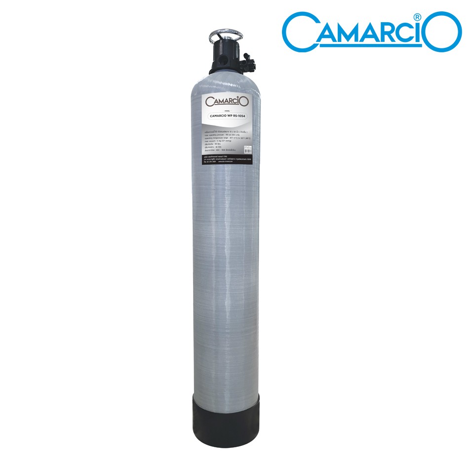 CAMARCIO เครื่องกรองน้ำใช้ในบ้าน ถังไฟเบอร์ กรองความกระด้างของน้ำ รุ่น WP RS 1054