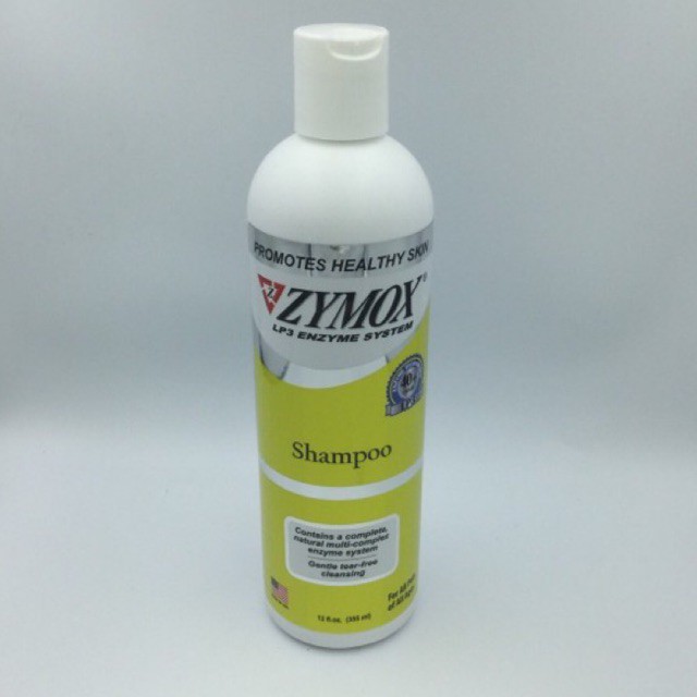 ZYMOX Shampoo แชมพูสำหรับโรคผิวหนังสัตว์เลี้ยง 355 มล. Shopee Thailand